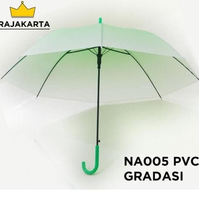 ORIGINAL! Payung Tongkat Panjang Gradasi Bahan PVC