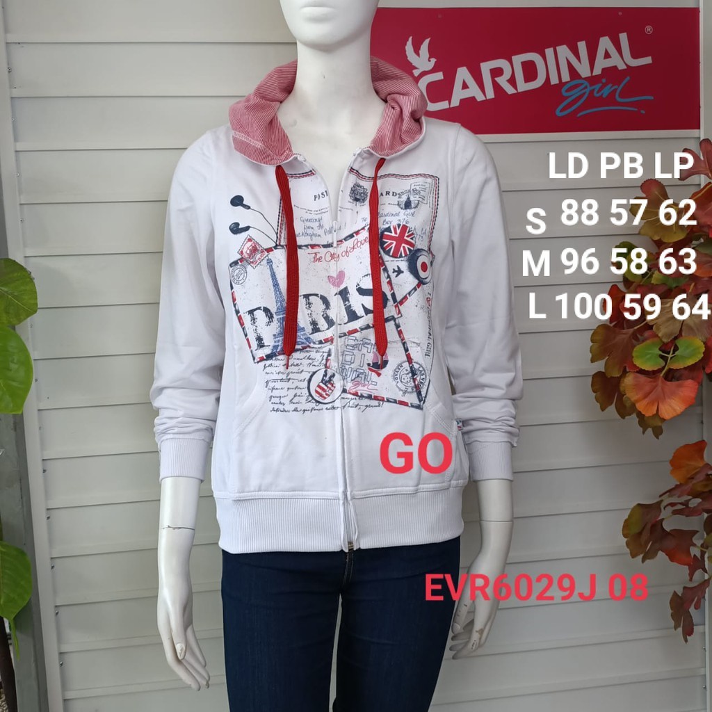 BB CARDINAL SWEATER GIRL Jaket Cewek Sweater Cardinal 100% Original