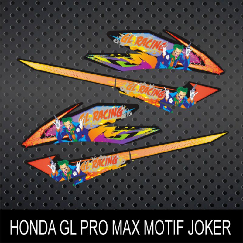 STIKER STRIPING MOTOR DECAL VARIASI HONDA GL PRO / GL MAX JOKER
