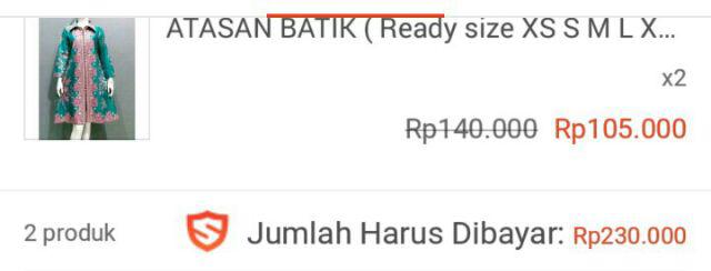 Atasan Batik ( Ready Size S M L Xl Xxl 3xl 4xl 5xl 6xl 7xl 8xl