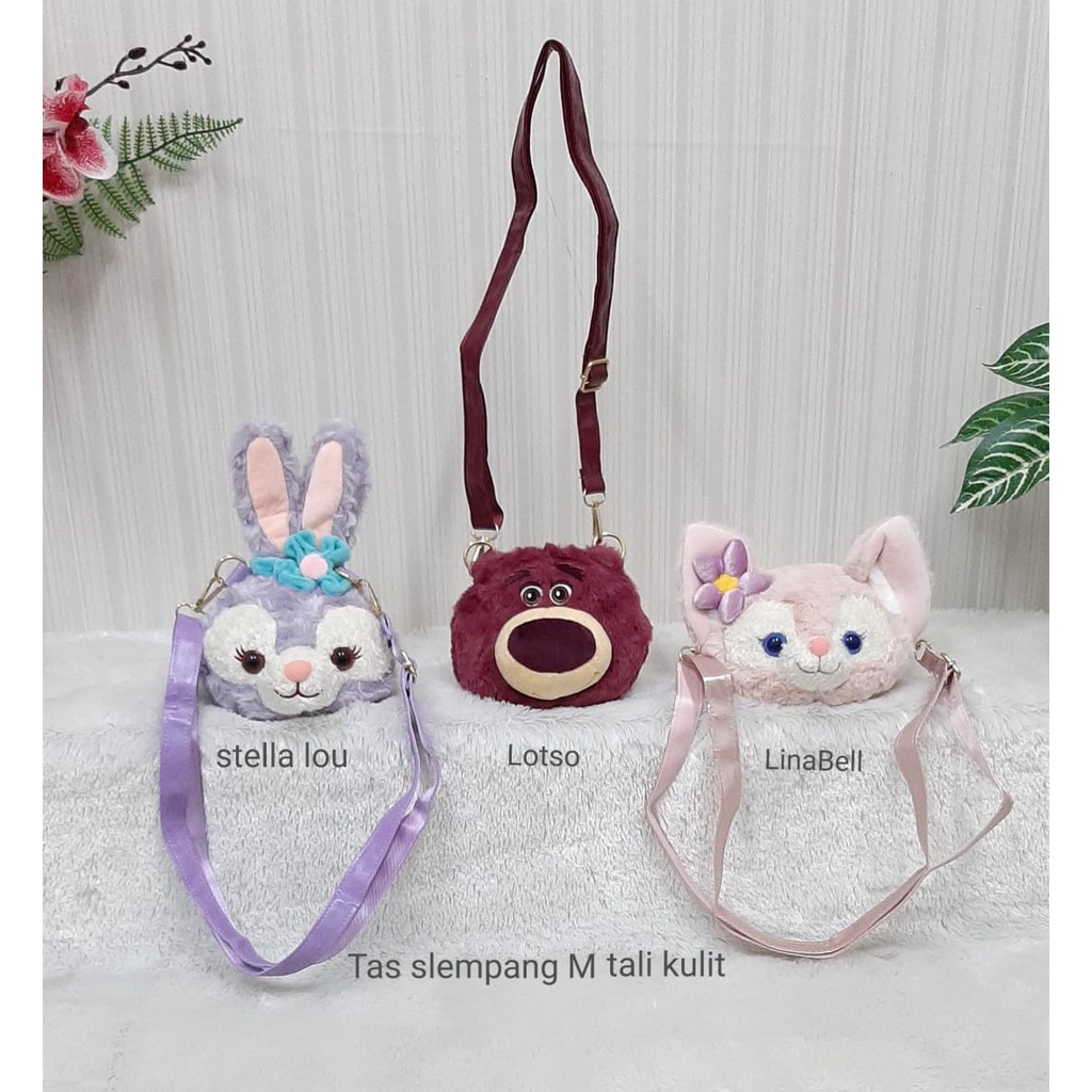 Tas Selempang M Tali Kulit Stella Lou Lotso Linabell Karakter Animal