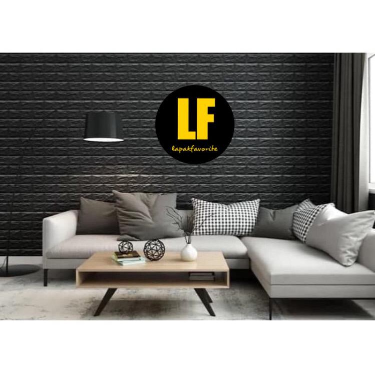 AA Wallpaper Dinding Bata 3D Foam 70cm x 77cm Premium Wallpaper Tebal 3MM-1