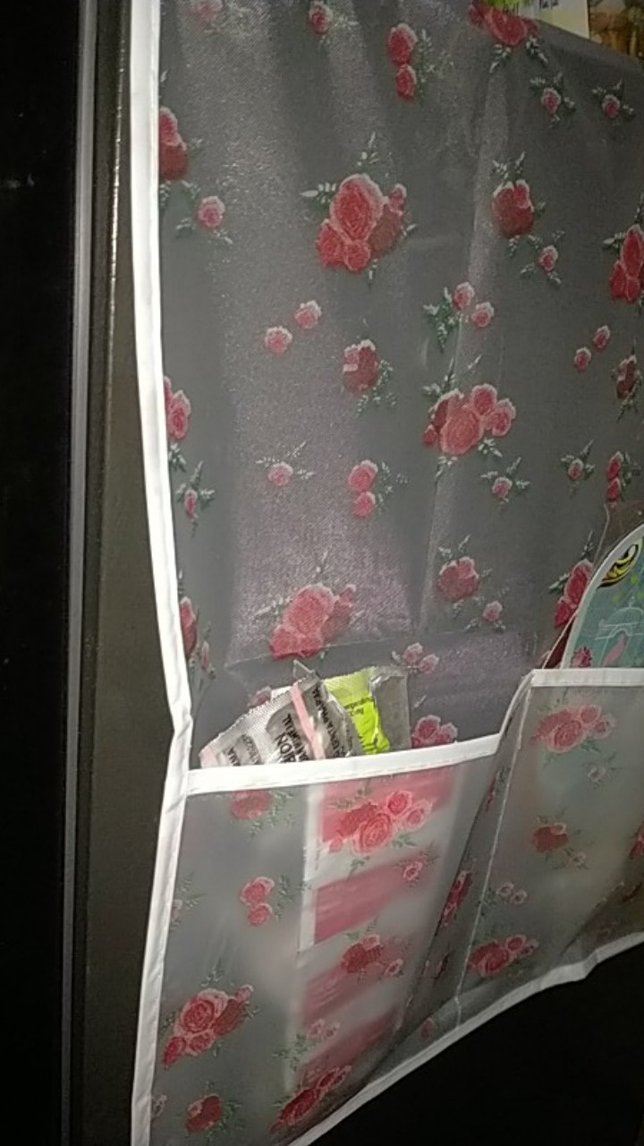 Taplak Kulkas Waterproof Refrigerator Cover Penutup Lemari Es Anti Air