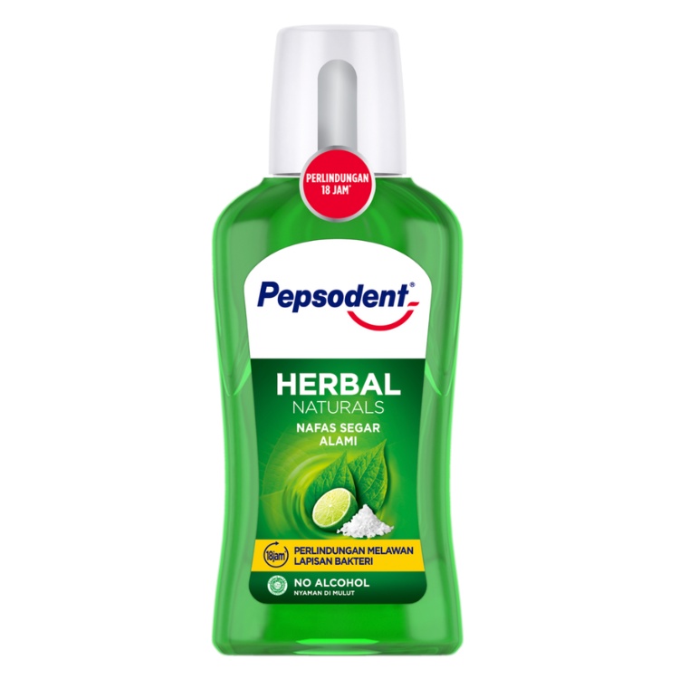 Pepsodent Mouthwash Expert Protection Herbal Natural 300 ml