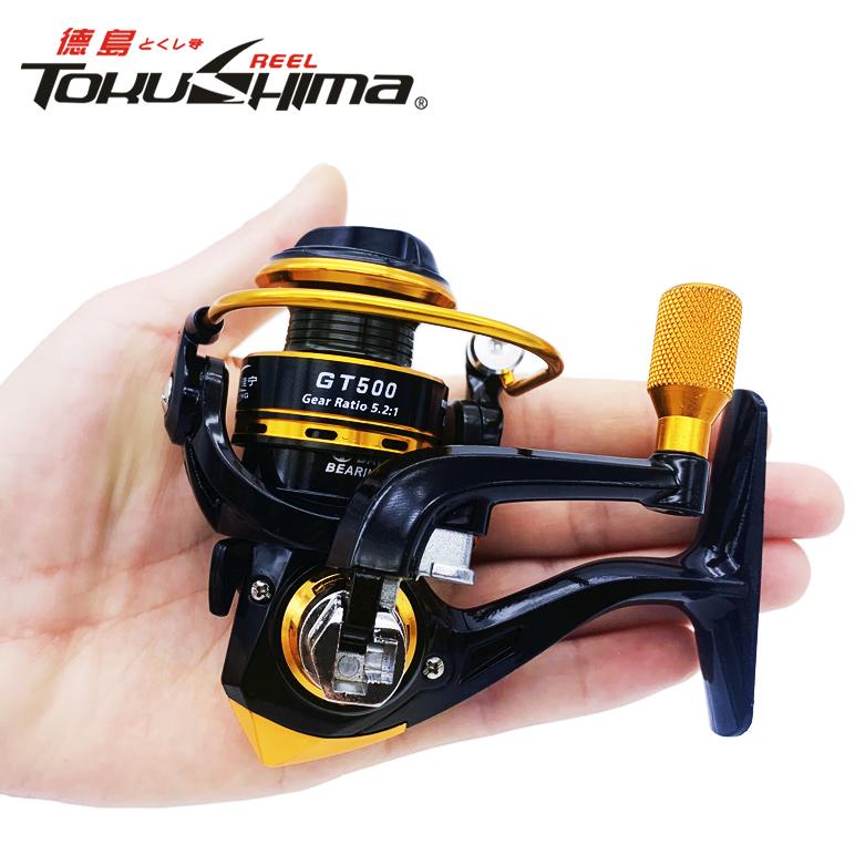 ((BISA COD)) Reel Pancing Reel Pancing Laut besar 10Kg Drag Mini 500 Series Reel Metal Reel Pancing