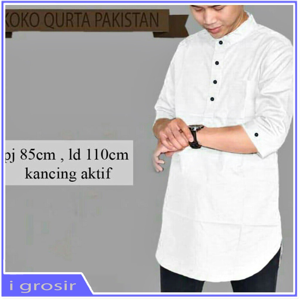 BAJU MUSLIM PRIA LENGAN TANGGUNG 2021