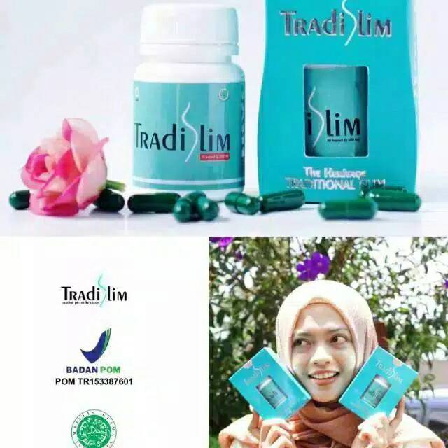 TRADISLIM ASLI ISI 30 KAPSUL ( TradiSlim ) Pelangsing Badan Herbal - Obat Diet - Detox