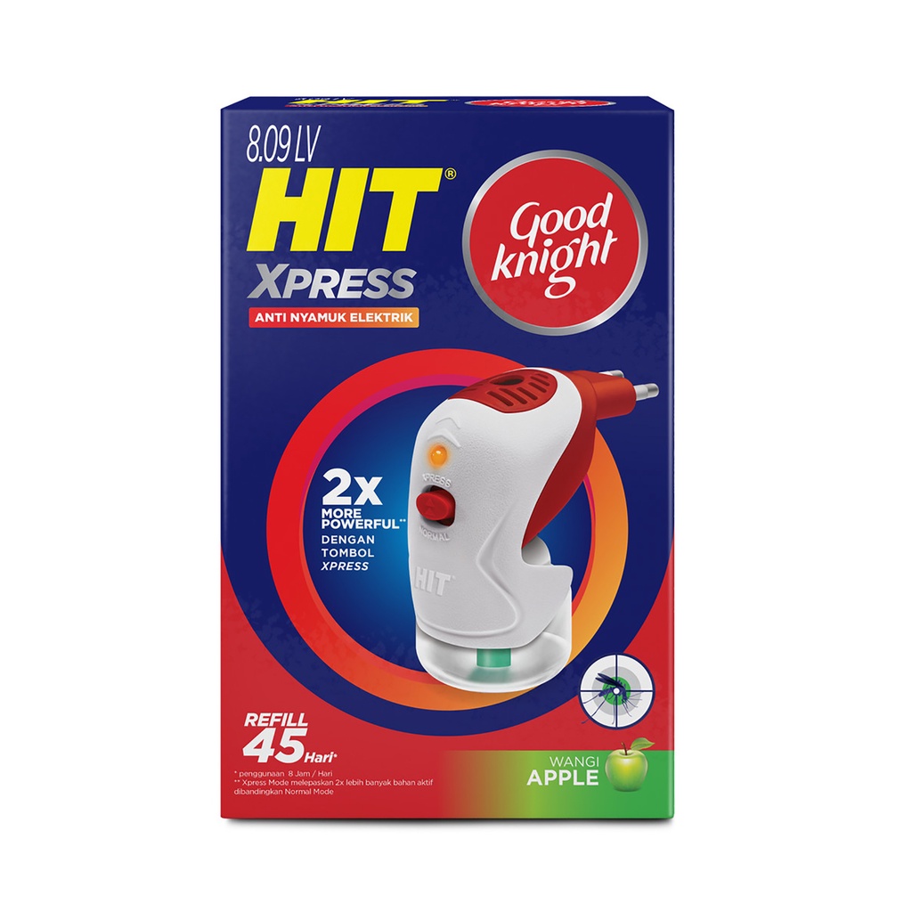 Bisa COD Hit Expert Xpress Alat + Refil Good Knight Anti Nyamuk Elektrik - Obat Anti Nyamuk Elektrik Appel