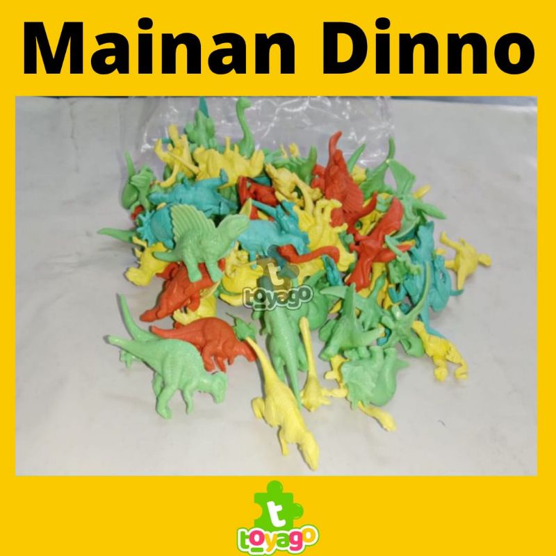 Mainan Dino Kecil isian kado Isi +-90 Pcs Grosir Murah