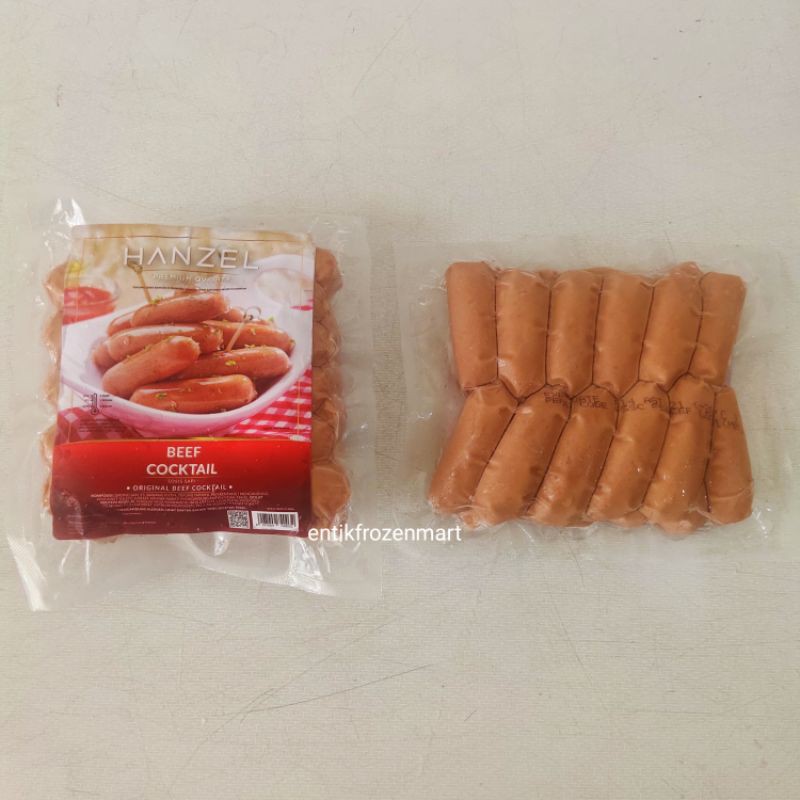 Hanzel Sosis Beef Cocktail 360gr (22 pcs)