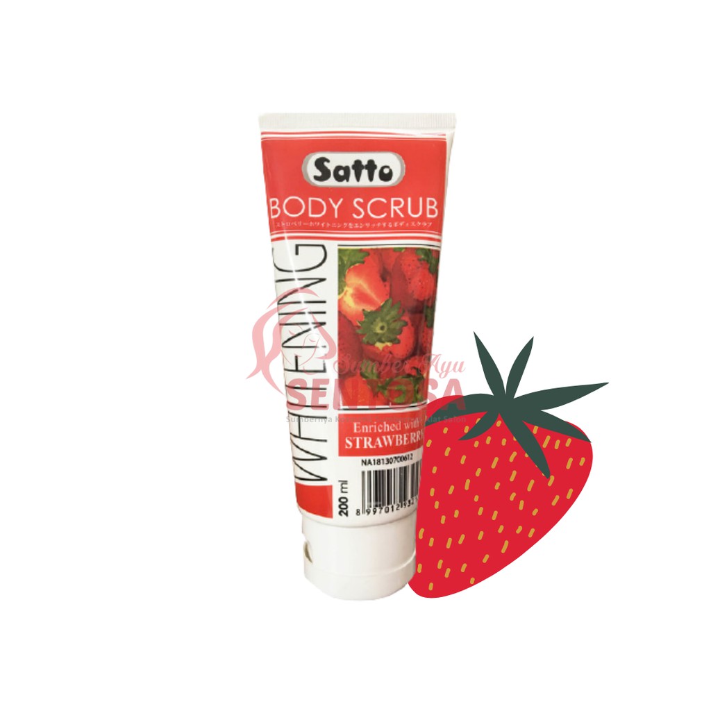 SATTO WHITENING BODY SCRUB 200 ml