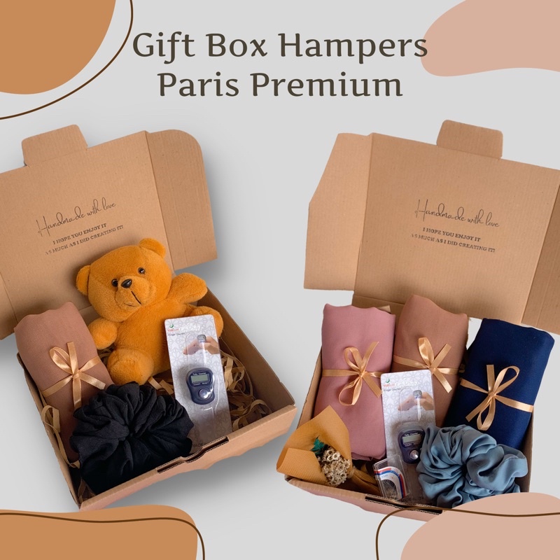 

Hampers Jilbab Paris Premium / Gift Box Jilbab Paris Premium