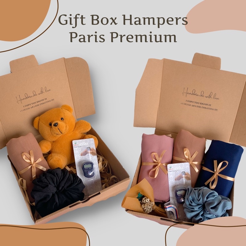 Hampers Jilbab Paris Premium / Gift Box Jilbab Paris Premium