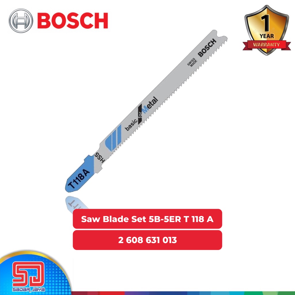 Bosch Mata Gergaji Saw Blade Set 5B-SER T 118A (Besi)