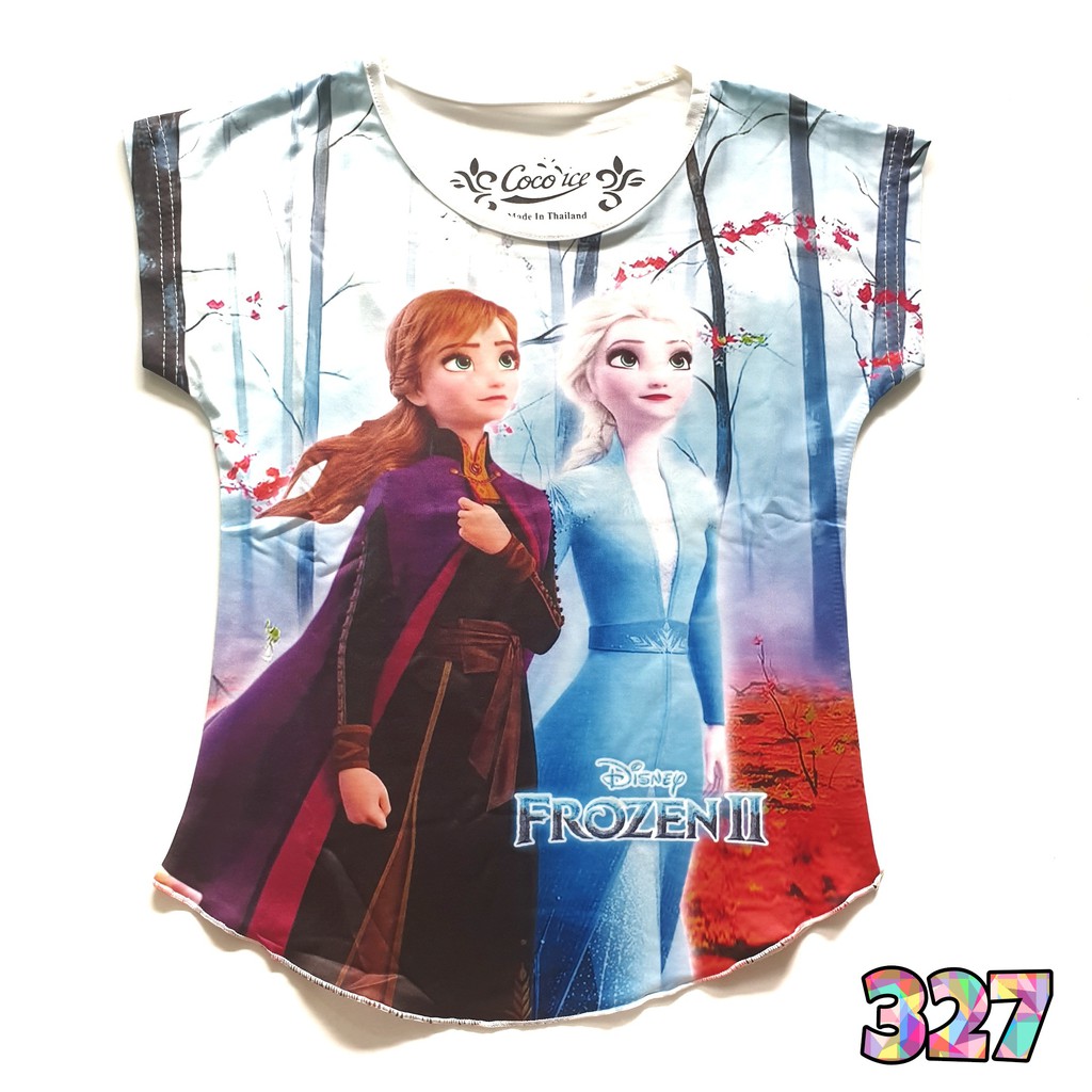 Kaos Anak Perempuan Coco Ice Frozen