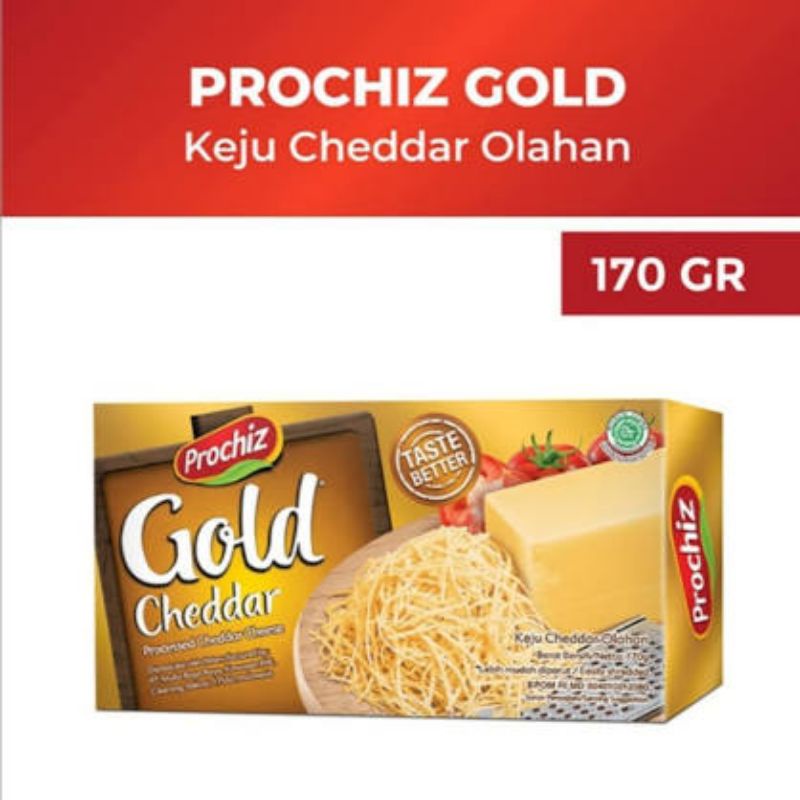 

Prochiz Gold Chedar Keju Batang 170gr