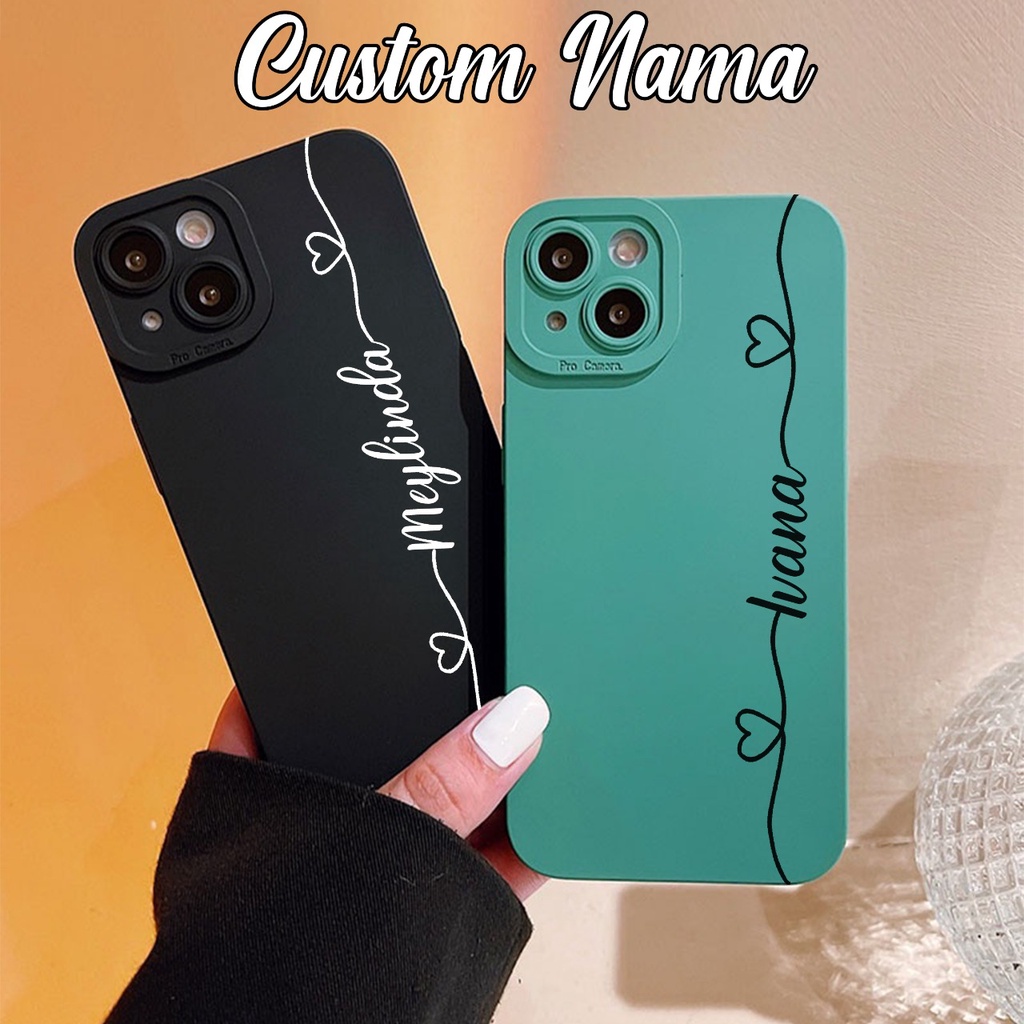 Benua Case - Softcase Pro Camera CUSTOM NAMA Samsung A05 A05S A10 A20 A30 A50 A03 CORE A23 A13 A03S 