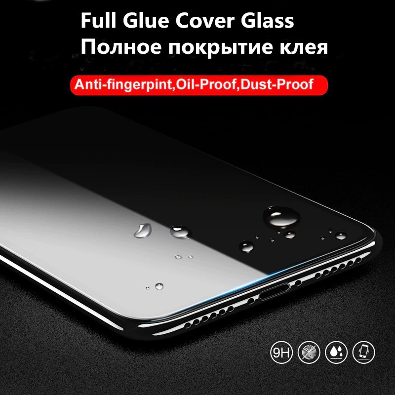 Tempered Glass 9D Full Cover Full Glue For Samsung Galaxy M30s New Edition