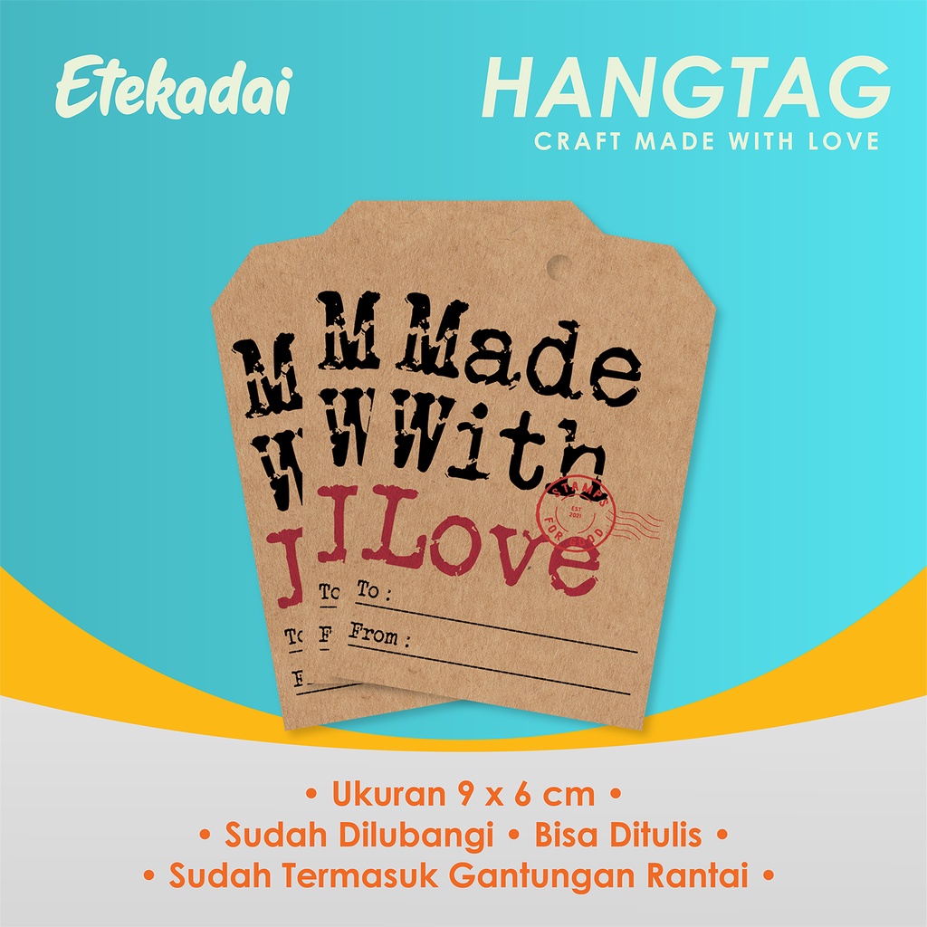 

HANG TAG CRAFT MADE WITH LOVE