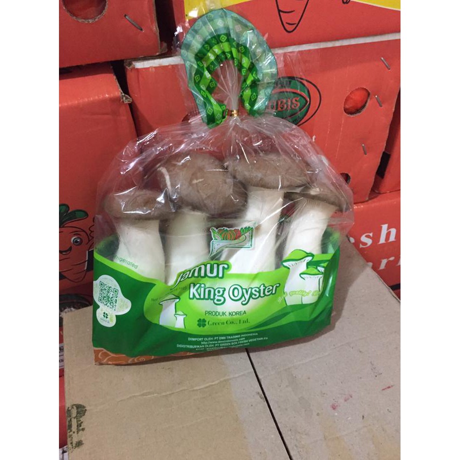 

Promo !! Jamur Whimori King Oyster Impor Korea 1 pack Terbaru