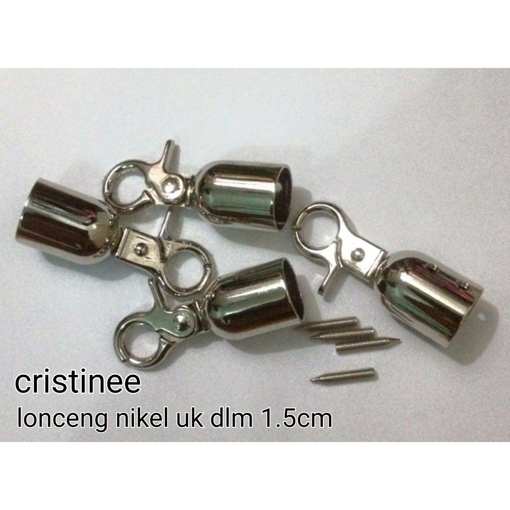 Kait lonceng  nk ukuran 1.5cm(1pcs)