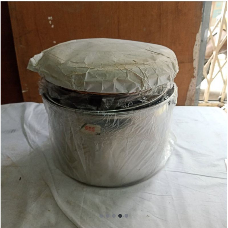 Th3a CUCI GUDANG Panci Stainless Steel 2 telinga Tebal Set 5 cap 555 Shanghai (double turun harga)