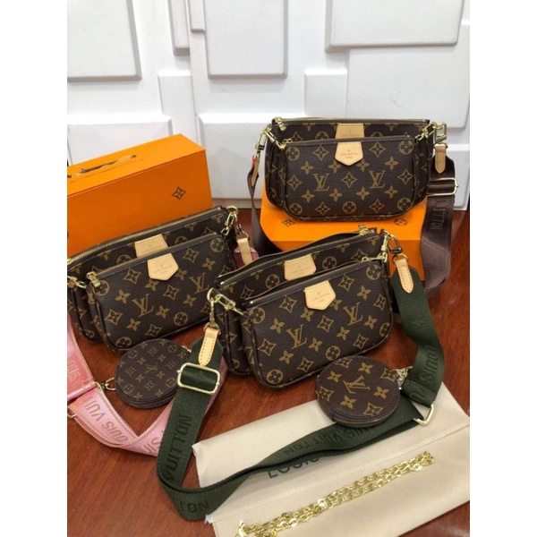 NEW ITEM lv multi pochette 3 set free box magnet