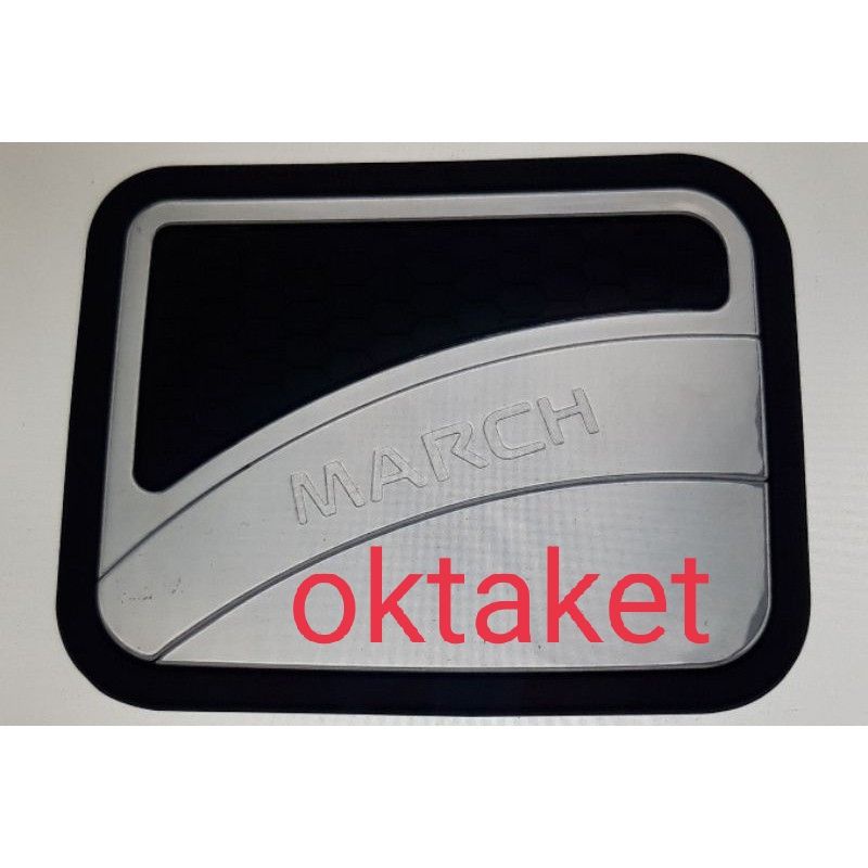 Tank cover Nissan March luxury hitam