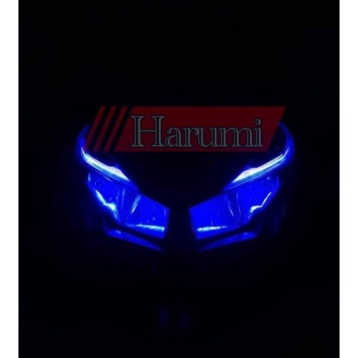 LAMPU DEMON DEVIL EYE GRADE 'A' 6 MATA BAHAN PLAT PLUS KABEL