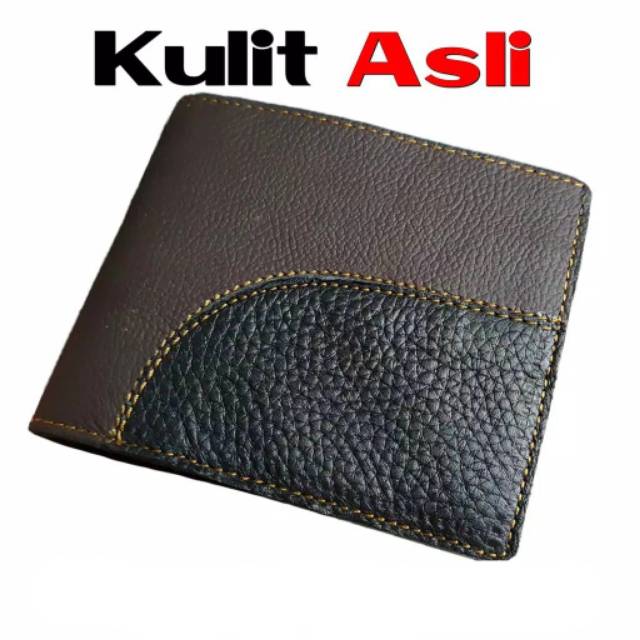 Dompet kulit asli/dompet kulit termurah/dompet kulit garut/dompet pria lipat tidur