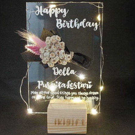 

Acrylic Lettering - Kado Wisuda - Kado Ulang Tahun - Kado Nikah