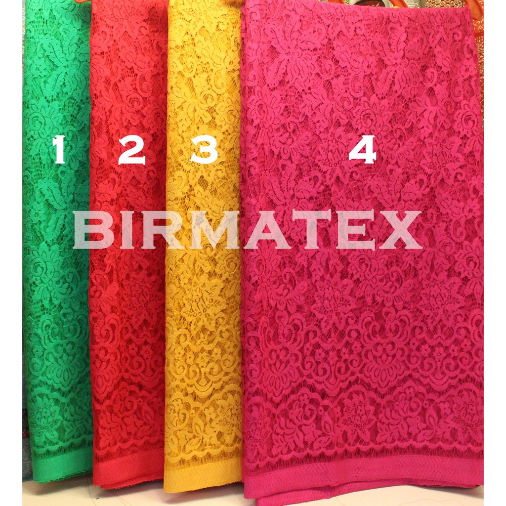 Kain Kebaya Semi Prancis Jumbo 3m - Birmatex