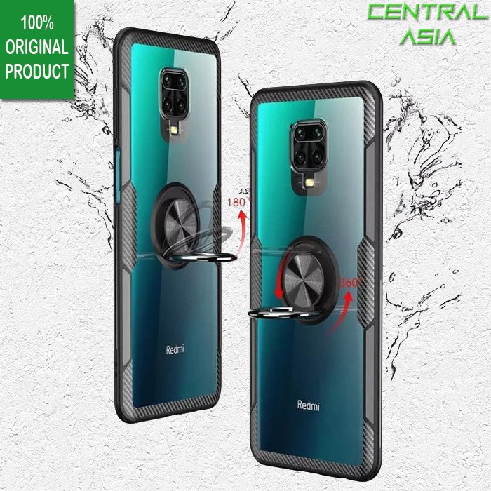 [Premium] Ring Acrylic Case Redmi Note 9 Pro