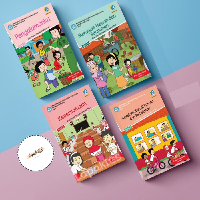 

❤BISA COD❤ Paket Buku SD Kelas 2 Tematik Semester 2 Revisi 2017-2018