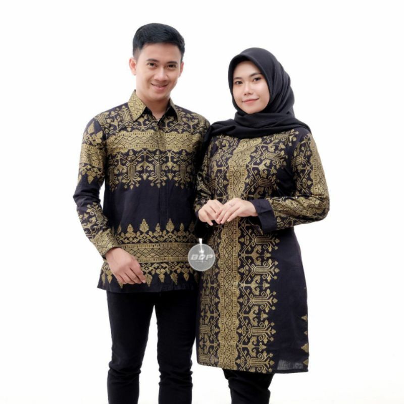 COUPLE KEMEJA DAN TUNIK PRADA ORIGINAL BATIK PEKALONGAN / DRESS TUNIK MURAH