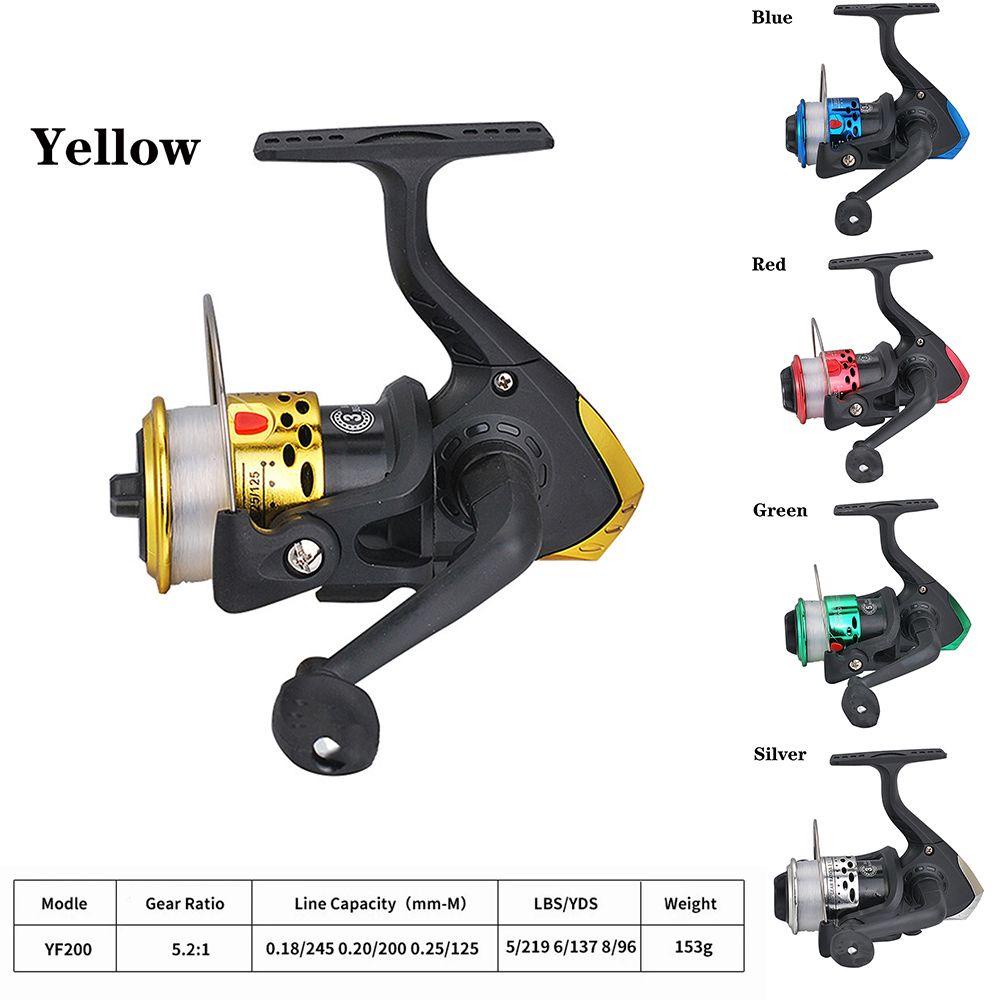 Suyo Reel Pancing Baitcasting Portable Rasio 5.2: 1 Dengan Senar 60m Drag