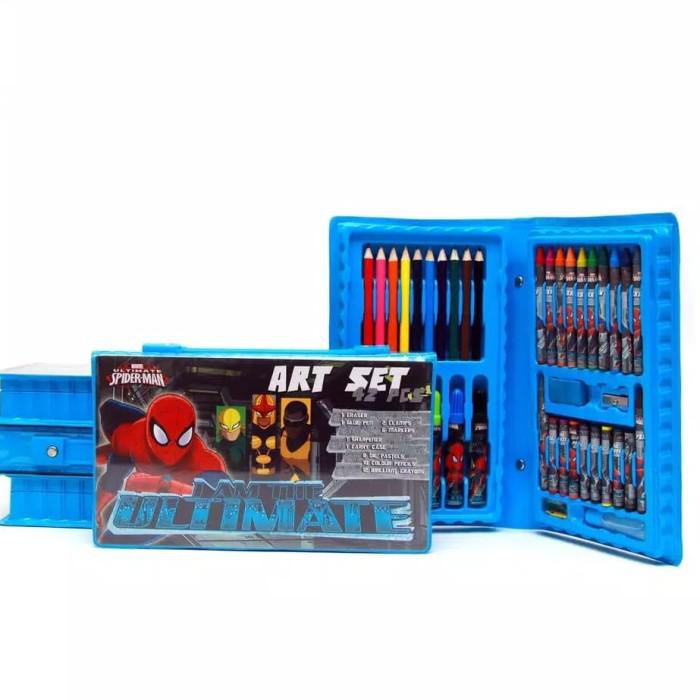 

Art / Alat Mewarnai Art Set 42 Pcs Spiderman/Merk Adinata