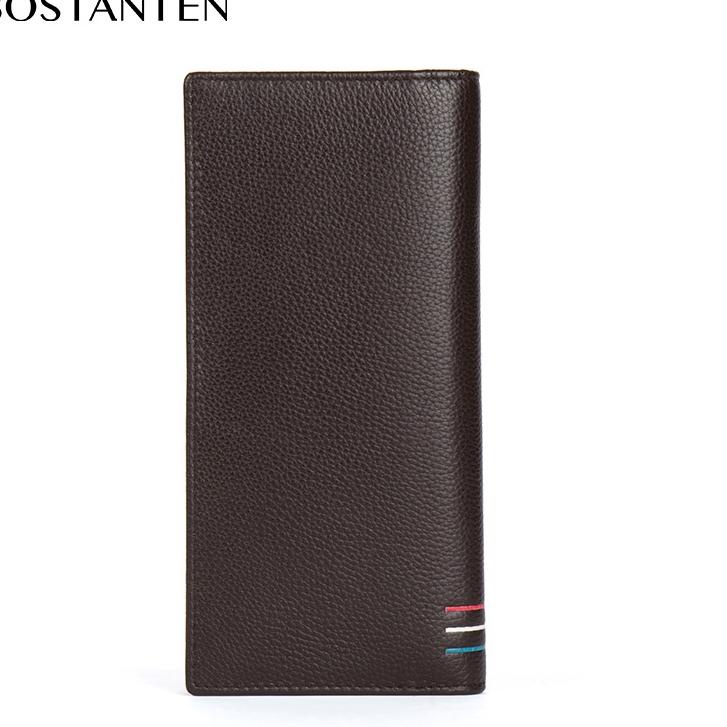 (PALING LARIS) BOSTANTEN Dompet kulit asli pria Dompet pria gaya bisnis panjang
