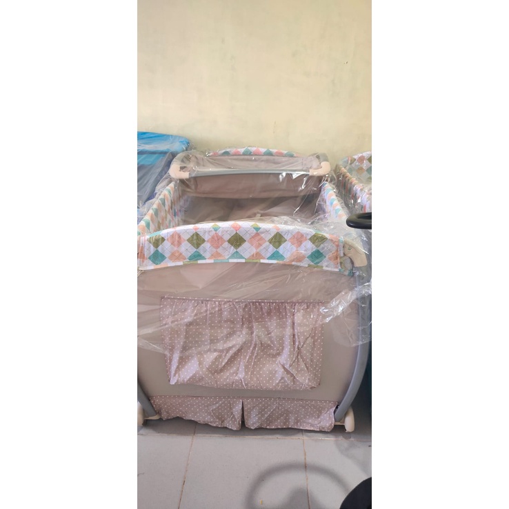 BabyElle Baby Box Ranjang Tempat Tidur Bayi 9A89 XLR - Beige