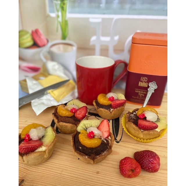 

HALAL! Flower Cup Pie Tiramisu