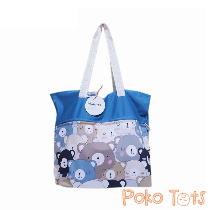 Baby Oz Tote Wet Bag Tas Penyimpanan Anti Air Tas Cloth Diaper