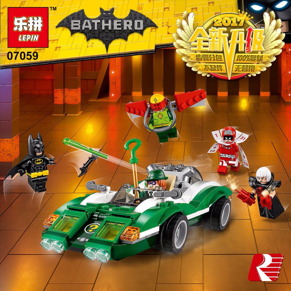 Lepin 07059 - Batman - The Riddler Riddle Racer