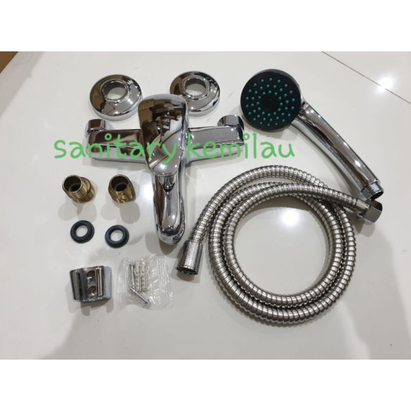 Kran bathtub - Keran Panas Dingin - Keran Shower - Kran Mixer Hand Shower Set