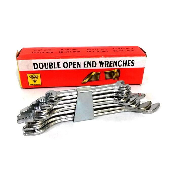 DIAMOND 8 PCS Kunci Pas Set 8 Pcs 6-22 mm - Open End Wrench