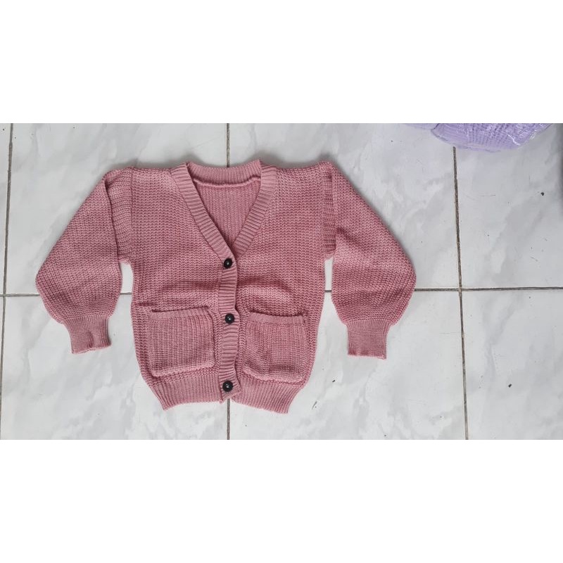 SWEATER CARDIGAN RAJUT ANAK MURAH 7get TEBAL COD BISA BAYAR DITEMPAT