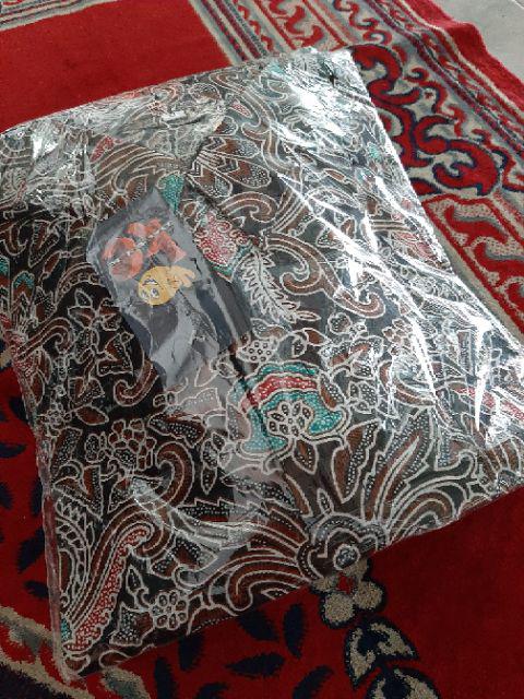 Bswart Batik Hrb026 Kenongo Hem Pendek Padi Pekalongan M L Xl Batik Pria Murah Modern Grosir