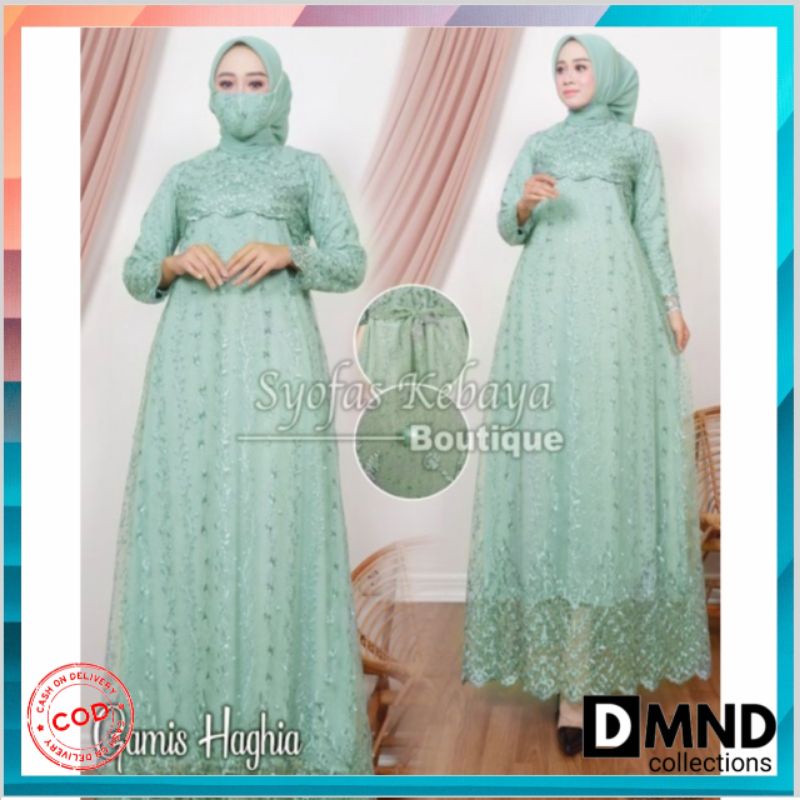 GAMIS PESTA GAMIS RATU KEBAYA MODERN GAMIS BRUKAT TILE ORIGINAL DFS KEBAYA