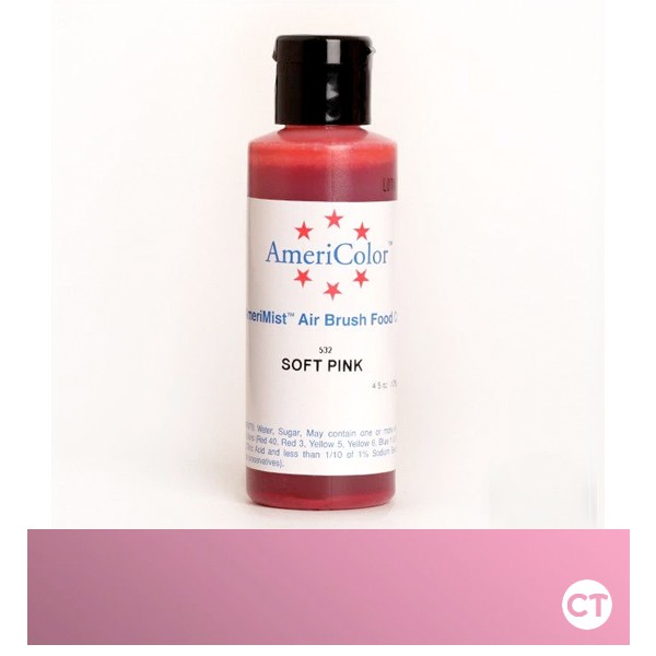 

Americolor Airbrush Food Color - Soft Pink 128gr