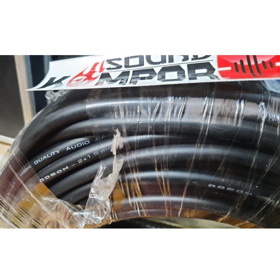 KABEL SPEAKER ODEON 2x1,5mm ROLL PANJANG 50m ODEON 2x1,5 mm