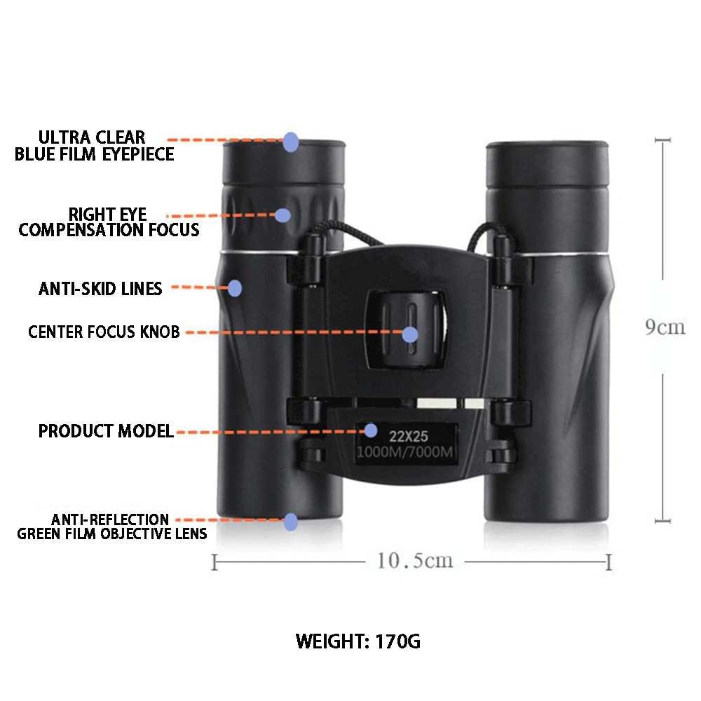 ¸119| Teropong Binocular Outdoor Jarak Jauh Magnification Lensa Anti Refleksi Mata